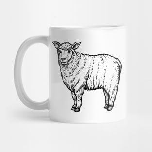 Sheep Hand Drawn Mug